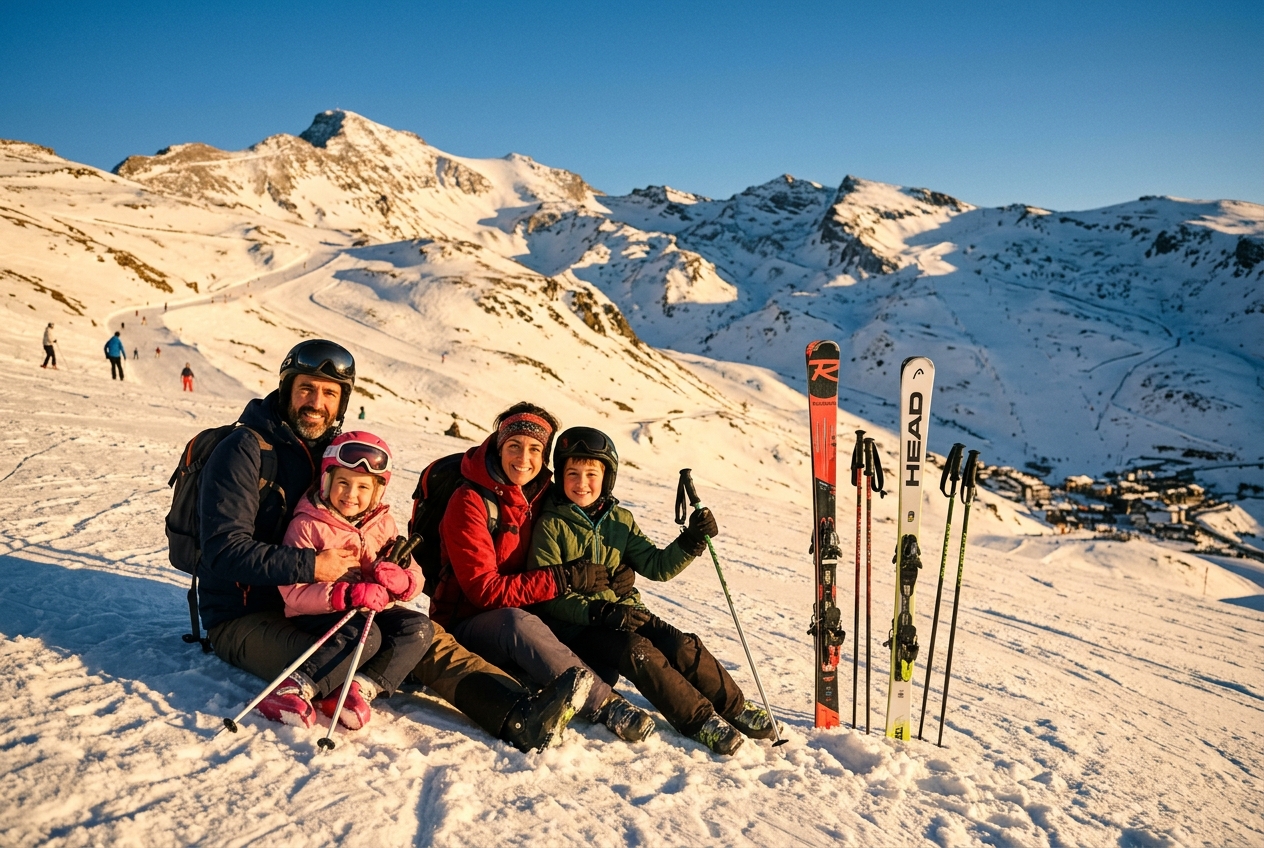 Viaje familiar a Sierra Nevada — Escapada de febrero